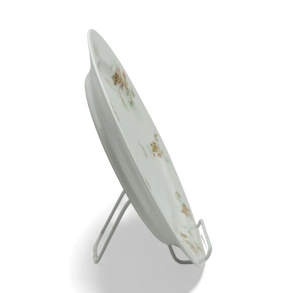 HAVILAND Limoges France AUTUMN Leaf 12.5" Round Porcelain Plate France Vintage - Picture 4 of 10